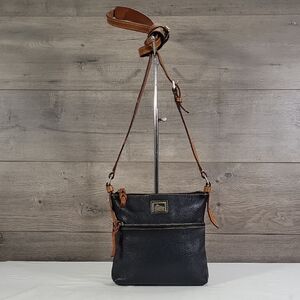 Dooney & Bourke Black Leather Crossbody Bag